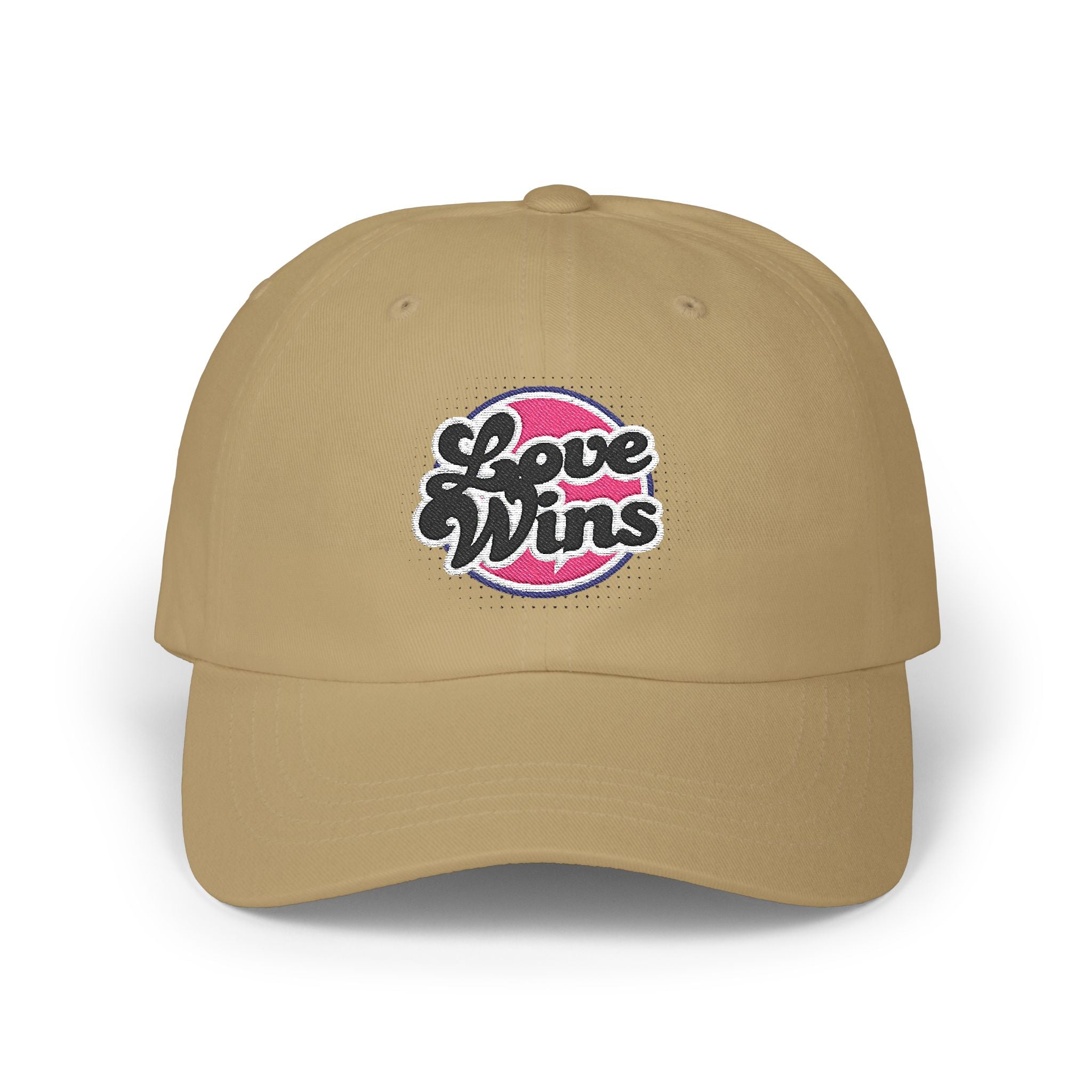 Love Wins Classic Cap | Adjustable Hat, Pride Gear, Summer Accessories, Gift, Casual Style