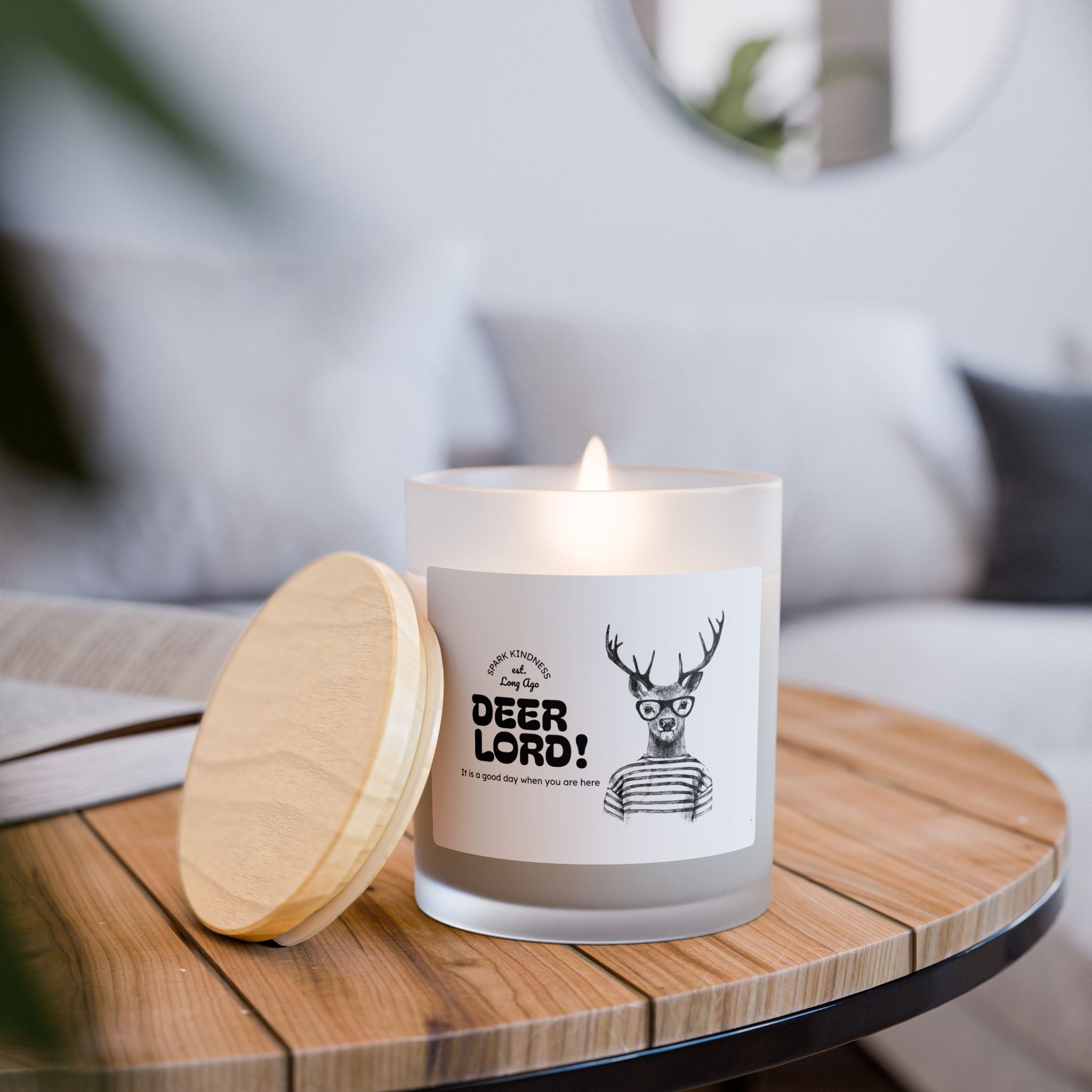 Deer Lord Where Would I Be Without You? Candle