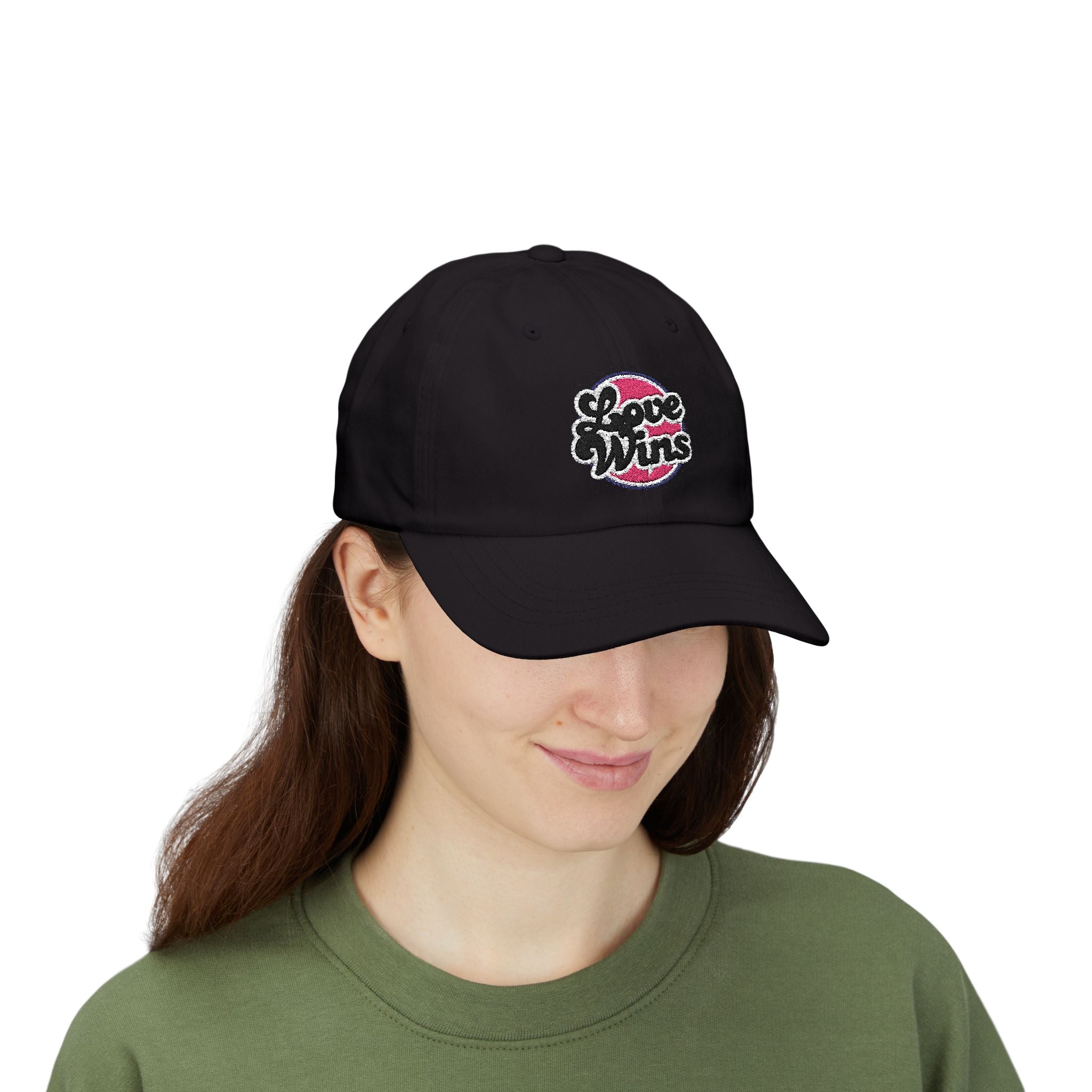 Love Wins Classic Cap | Adjustable Hat, Pride Gear, Summer Accessories, Gift, Casual Style