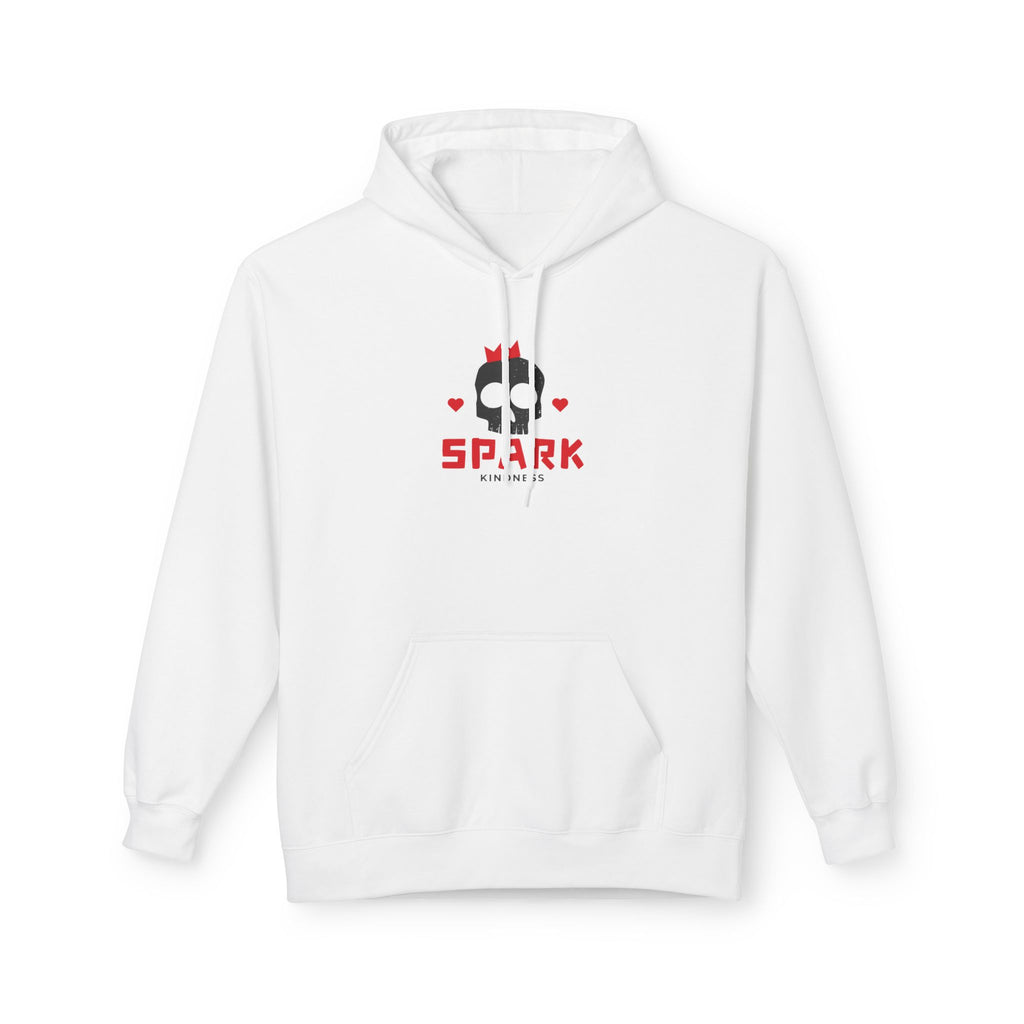 Spark Love Skeleton Hoodie | Unisex Graphic Fleece Sweatshirt for Gamers, Valentine's Day Gift, Casual Wear, Comfortable Layer