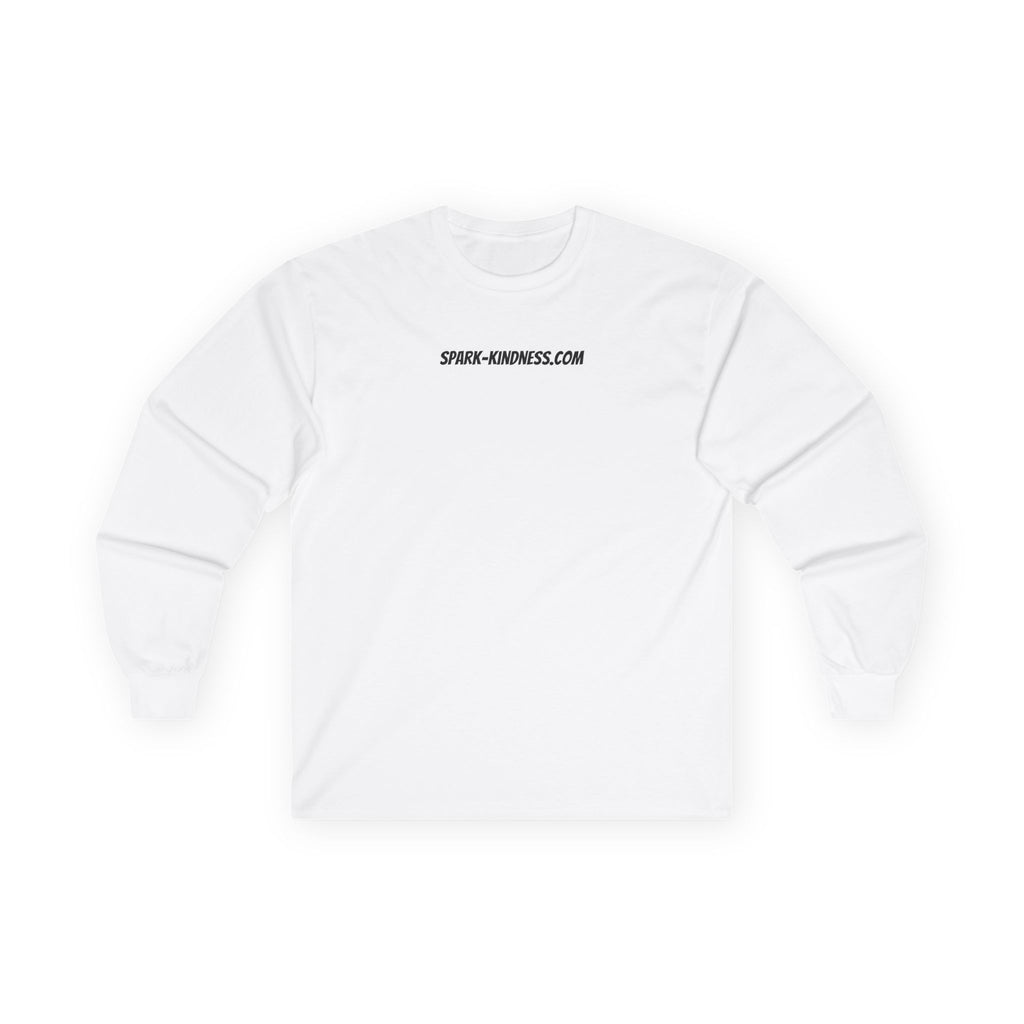 Long Sleeve Tee - Spark Kindness Rabbit Pointillism Design