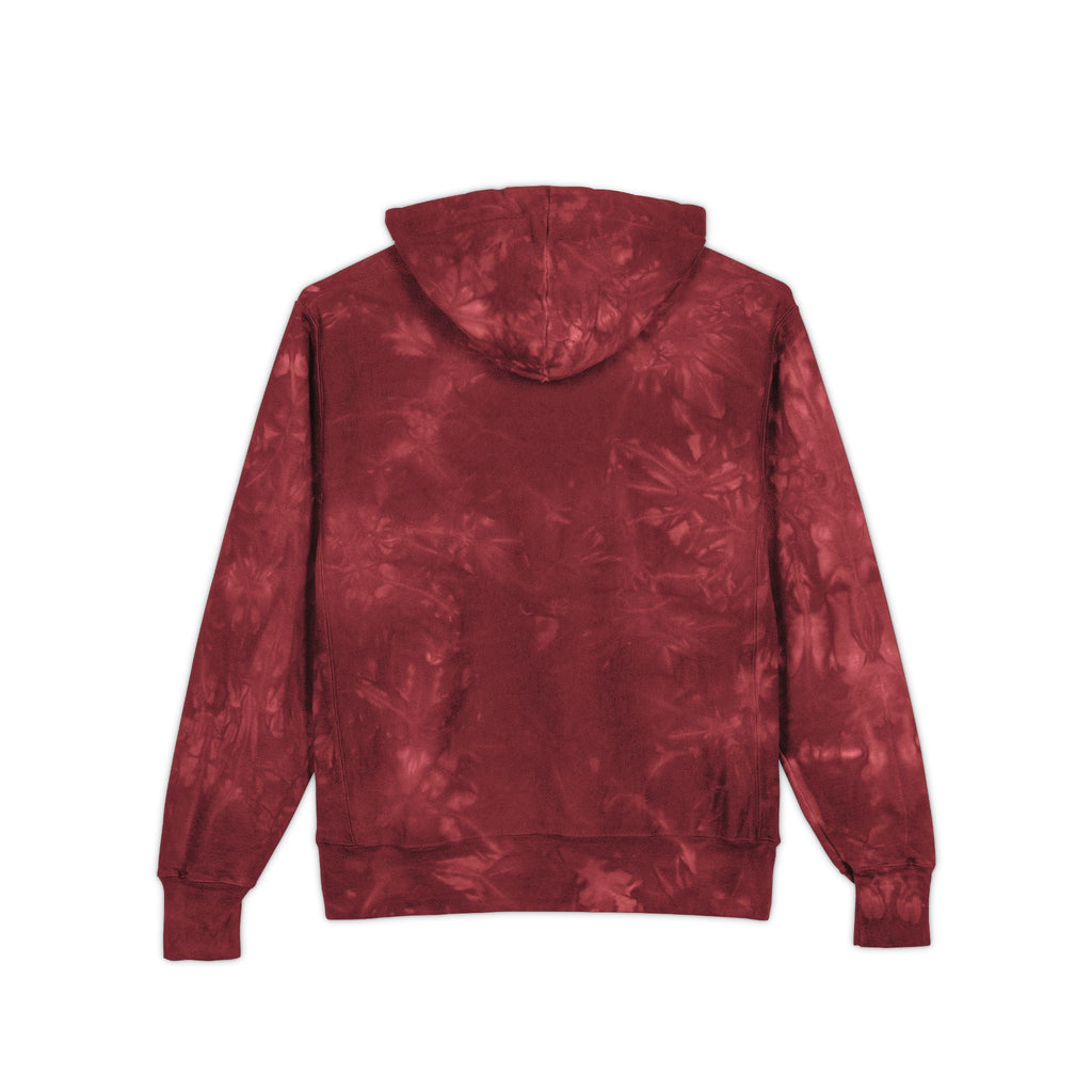 Tie-Dye Hoodie '60s Retro Embroidery