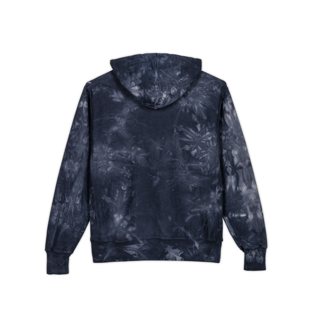 Tie-Dye Hoodie '60s Retro Embroidery