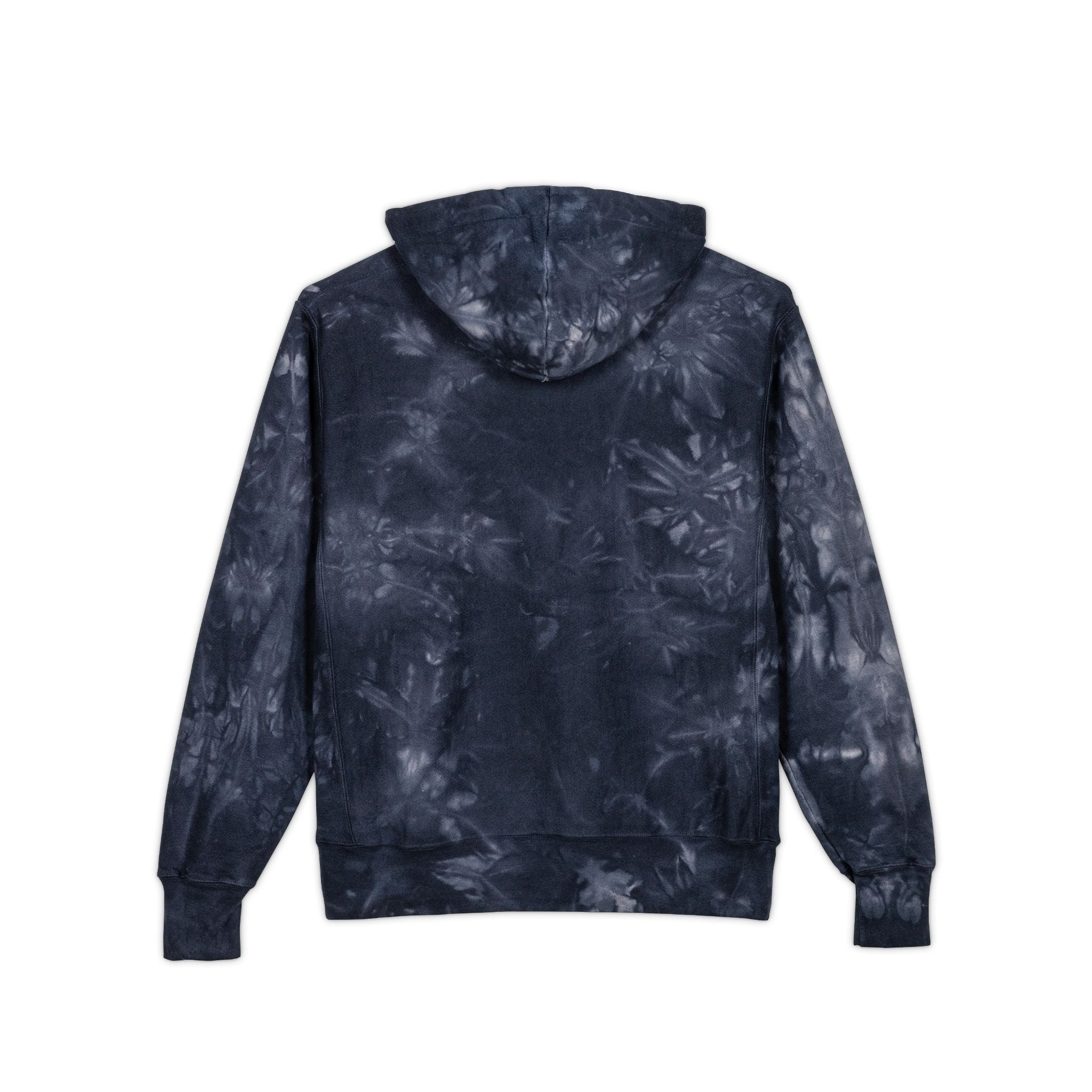 Tie-Dye Hoodie '60s Retro Embroidery
