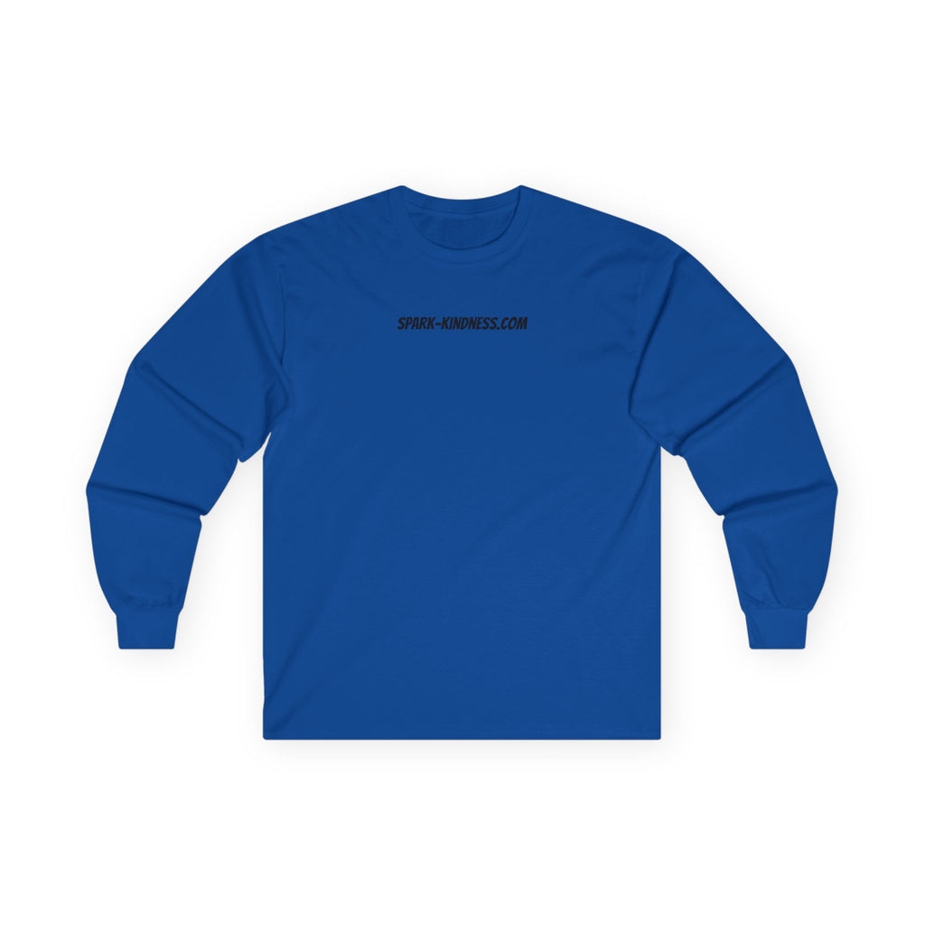 Long Sleeve Tee - Spark Kindness Rabbit Pointillism Design